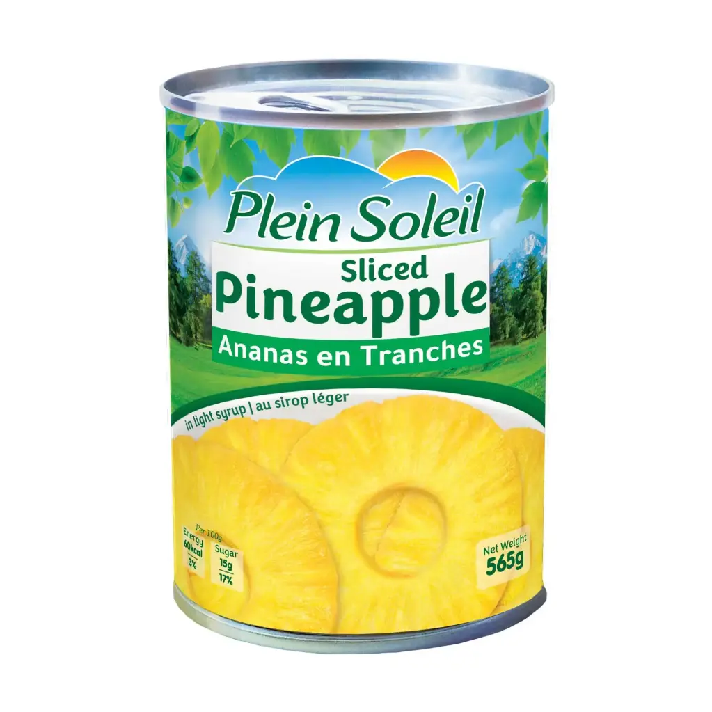 Plein Soleil Sliced Pineapple 565g 