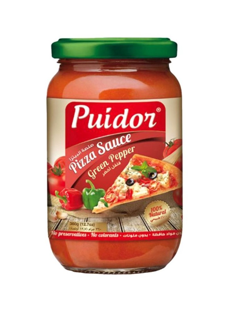 Puidor Pizza Sauce Green Pepper 360g