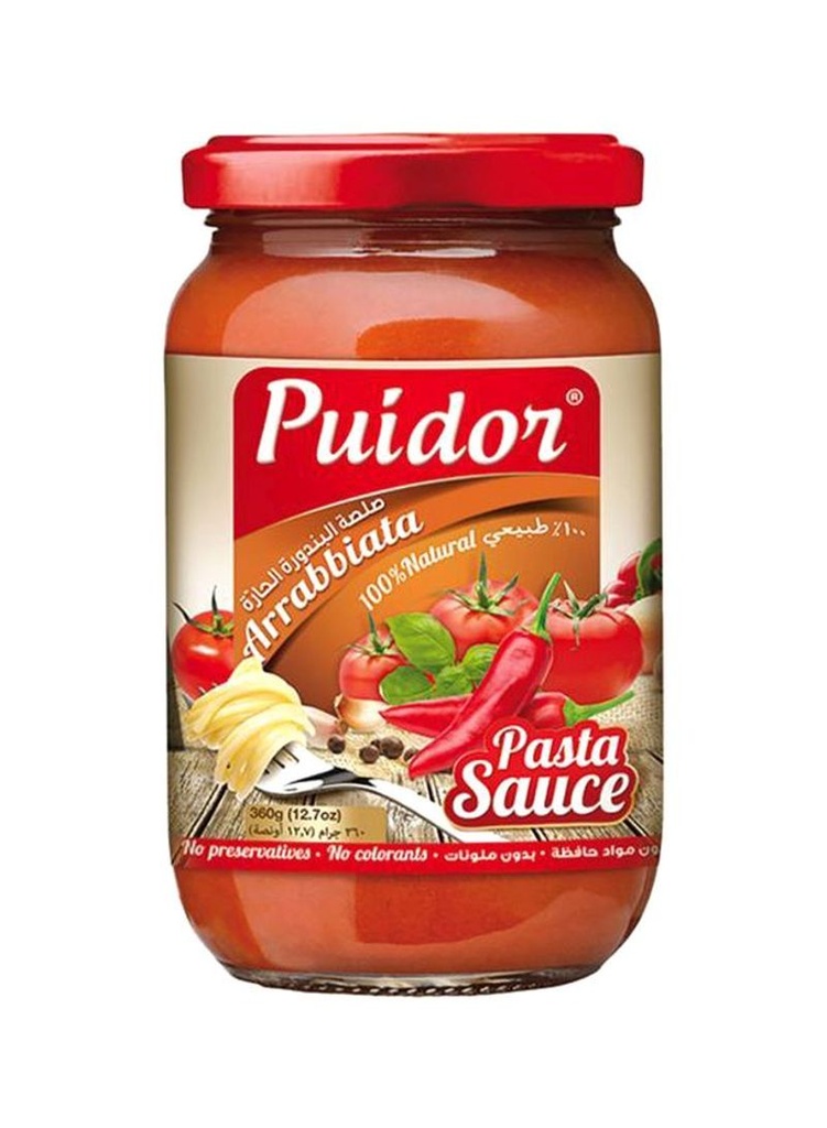 Puidor Pasta Sauce Arrabbiata 360g
