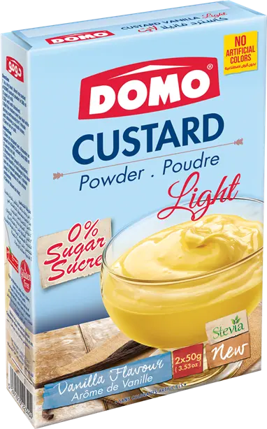Domo Light Custard 0% Sugar