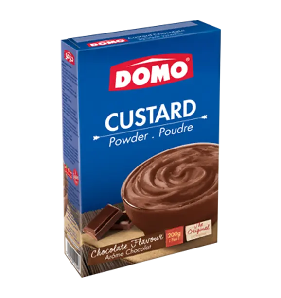 Domo Custard Chocolate Flavour 200g 