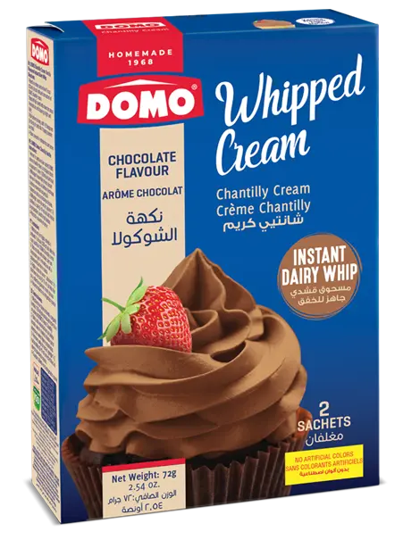 Domo Whipped Cream Chocolate Flavour 72g 