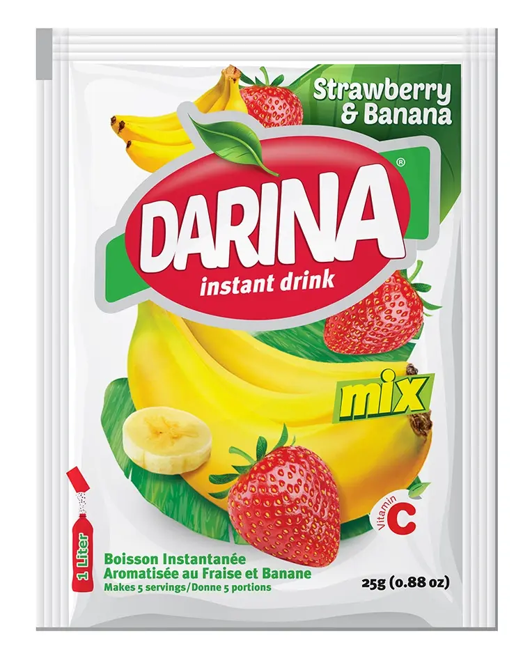 Darina Instant Drink Strawberry&Banana flavor 25g 