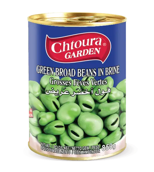 Chtoura Garden Green Broad Beans in Brine 850g