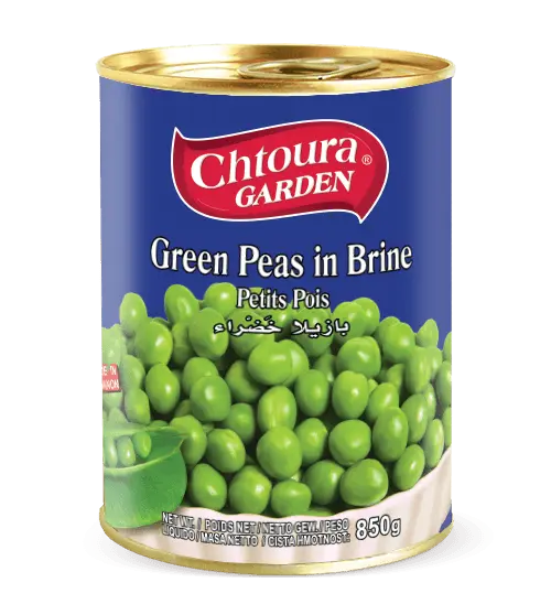 Chtoura Garden Green Peas In Brine 850g 