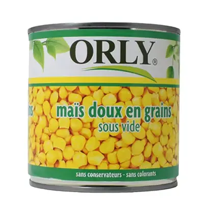  Orly Maïs Doux En Grains 340g 