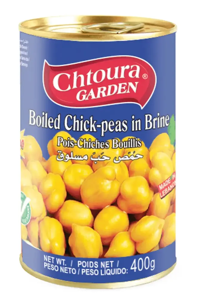 Chtoura Boiled Chickpeas In Brine 400g 