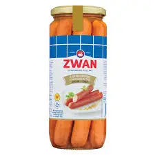 Zwan 8 Hotdog Sausages Chicken 320g 