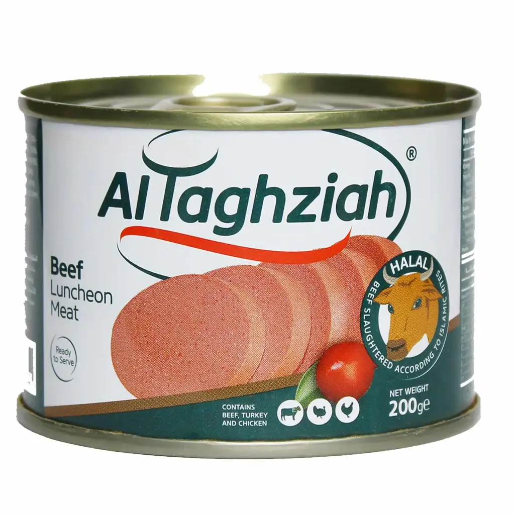 Al Taghziah Beef Luncheon Meat 200g 