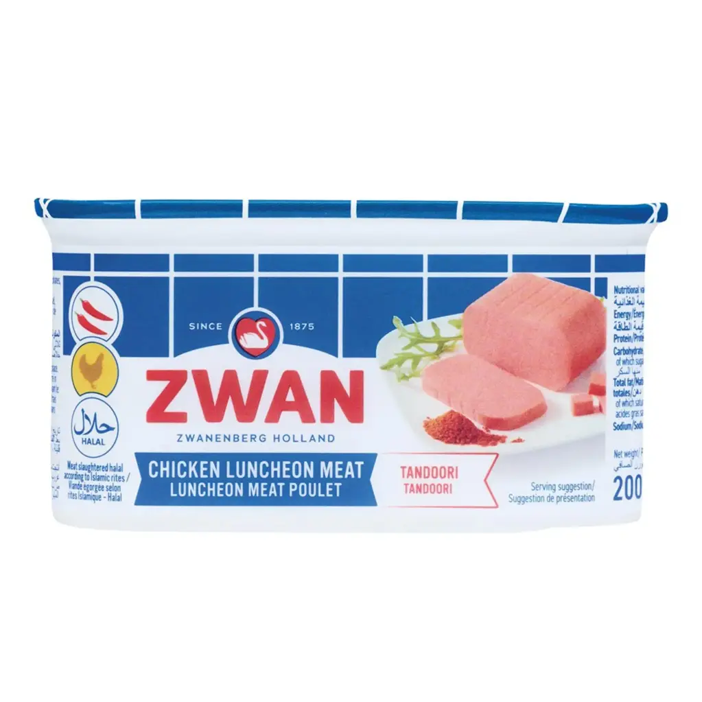 Zwan Chicken Luncheon Meat Tandoori 200g 