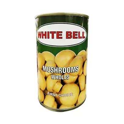 White Bell Mushrooms Slice 400g