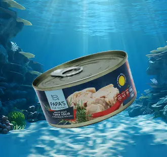 Papa's White Tuna In Oil With Chili 150g 