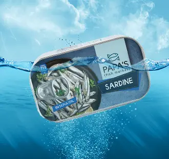 Papa's Sardines In Oil 125g 