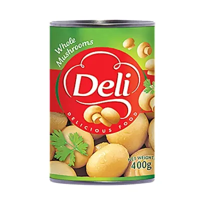 Deli Whole Mushrooms 400g 