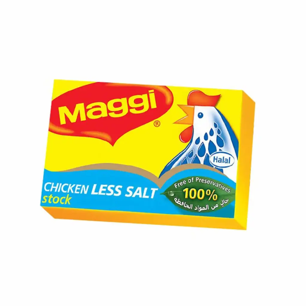 Maggi Chicken Stock Less Salt 
