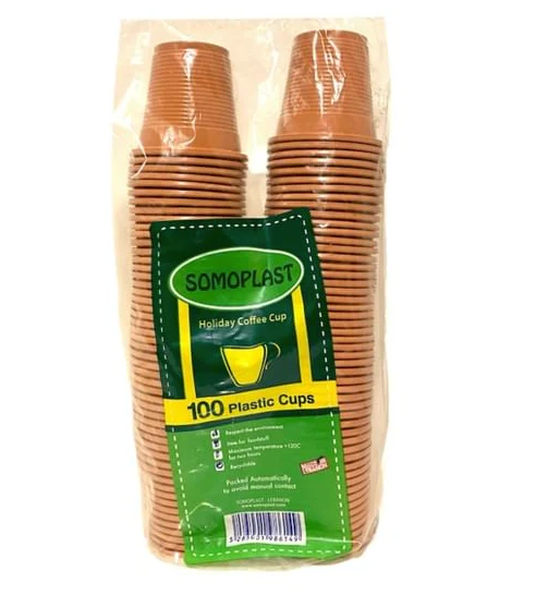 Somo Plast 100 Plastic Coffee Cups