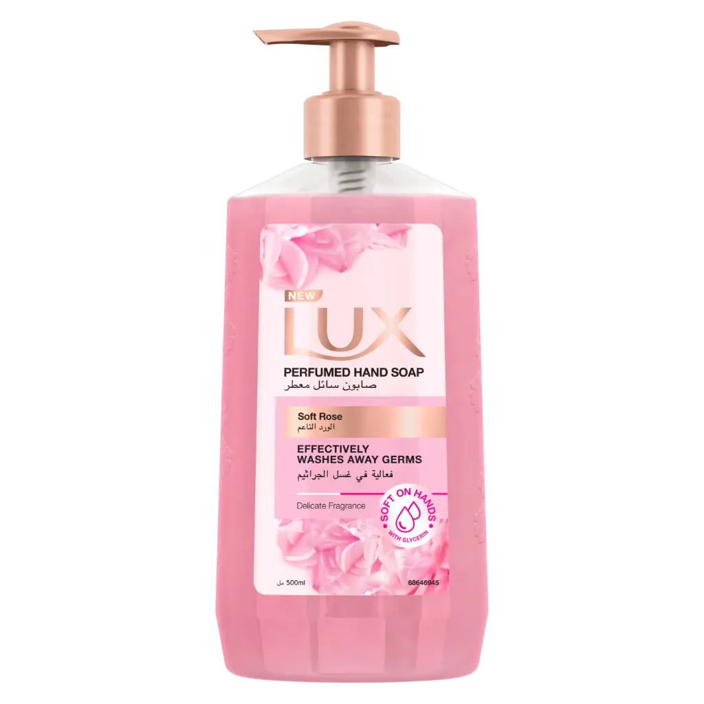Lux Perfumed Hand Wash Soft Rose 500ml 