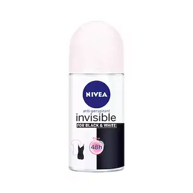 Nivea Black & White Invisible  Radiant & Smooth48H 50 ML