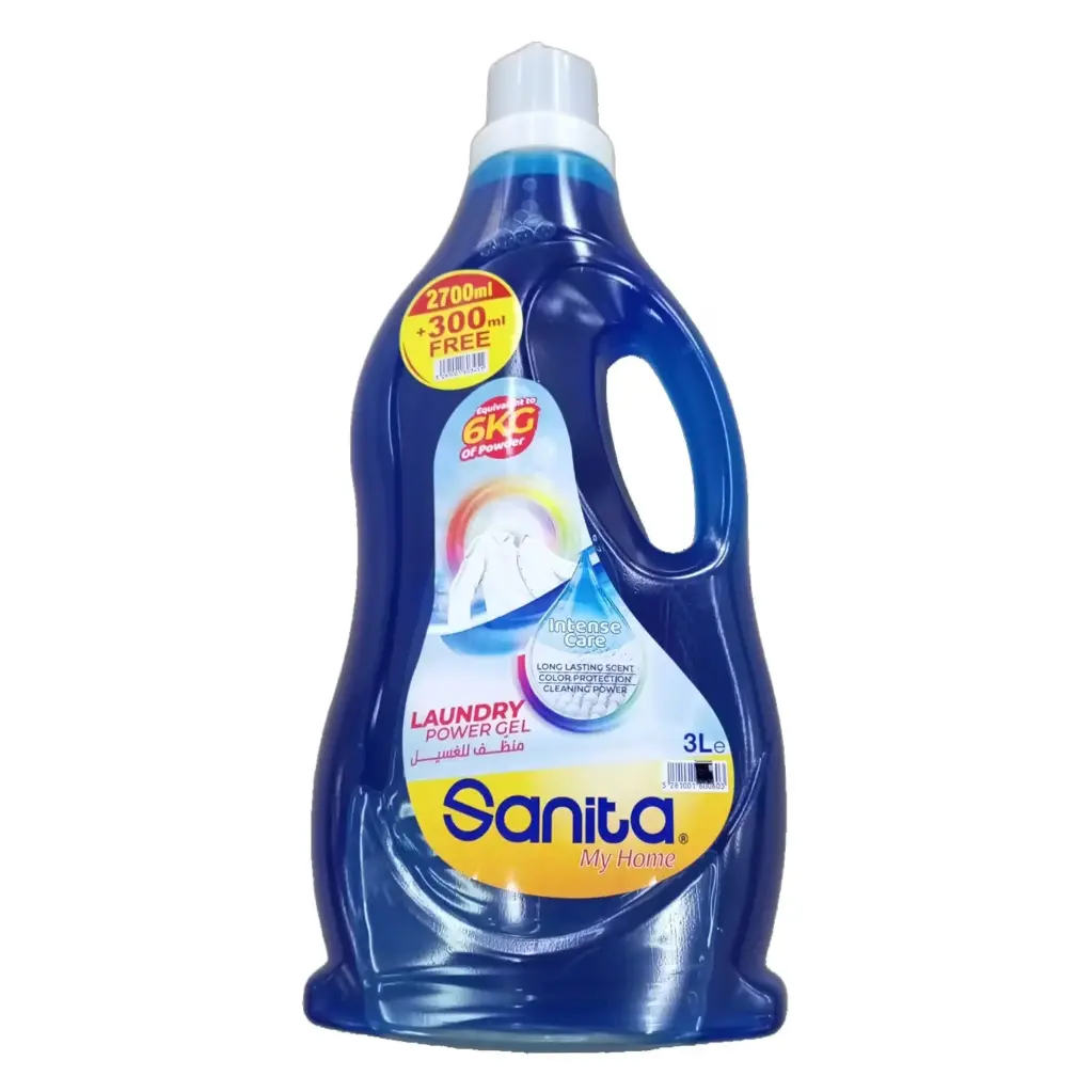 Sanita Laundry Power Gel 2700ml +300ml Free 