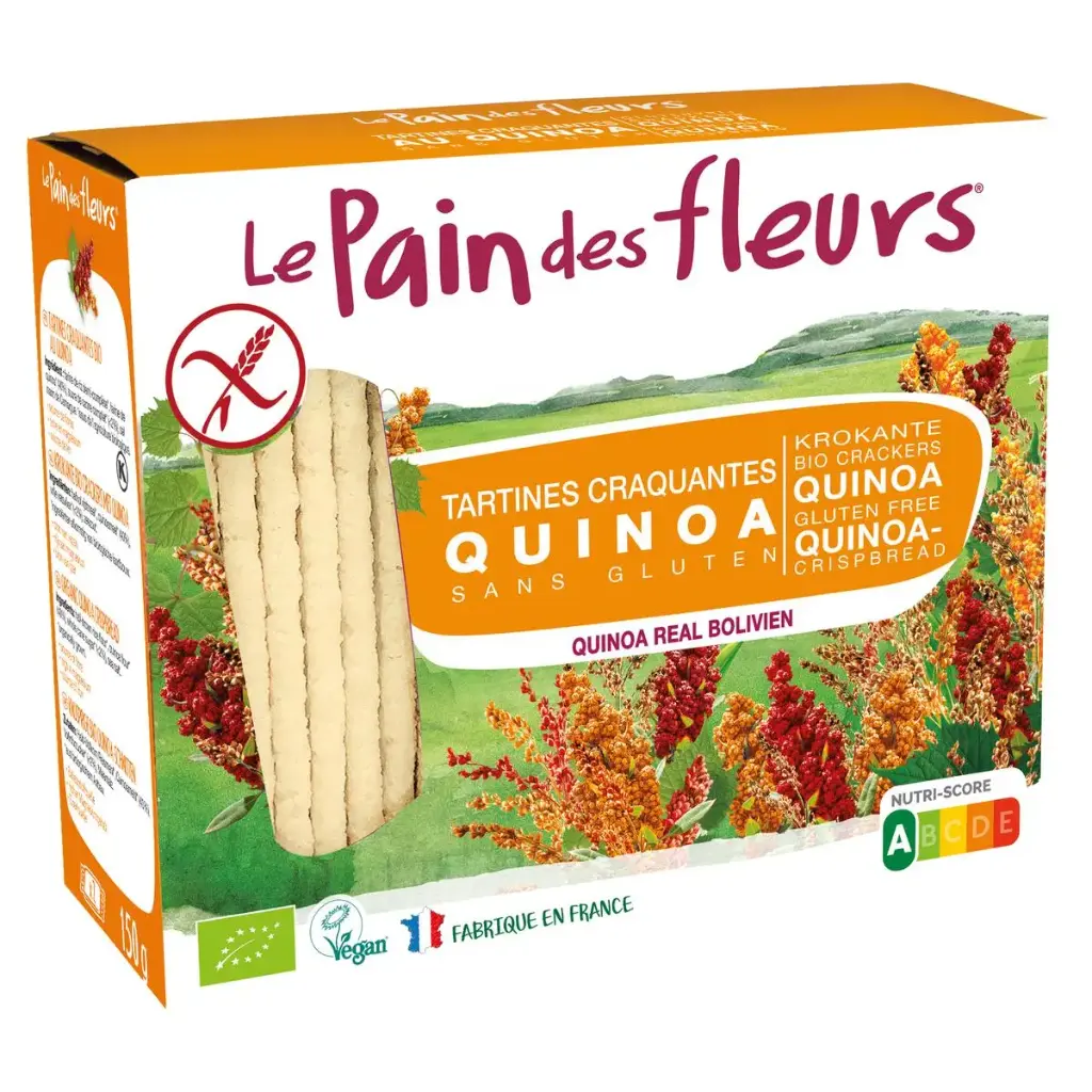 Le Pain Des Fleures Tartine Craquantes Quinoa 150g 