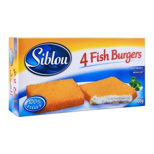 Siblou 4 Fish Burgers 400g 
