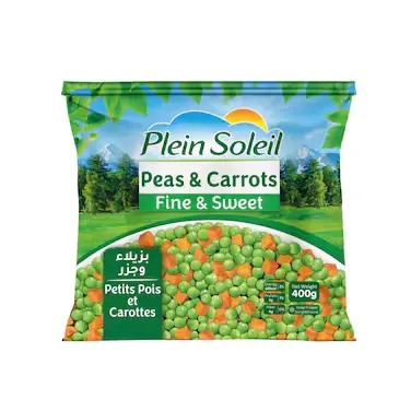 Plein Soleil Peas&Carrots Fine&Sweet 400g 