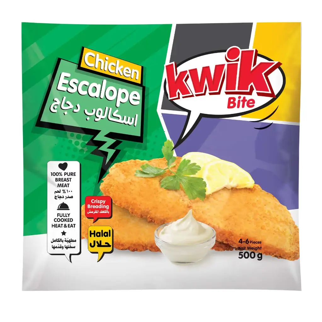  Kwik Bite Chicken Escalope 500g 