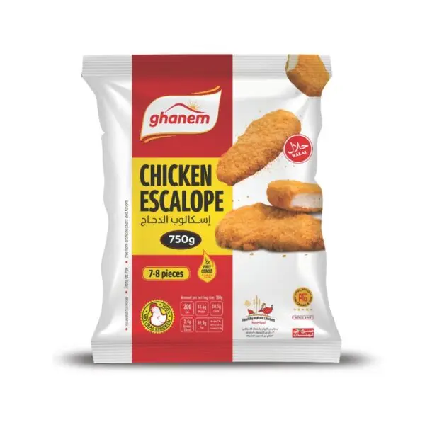 Ghanem Chicken Escalope 750g 