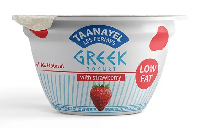 Taanayel Greek Yogurt Strawberry 150g