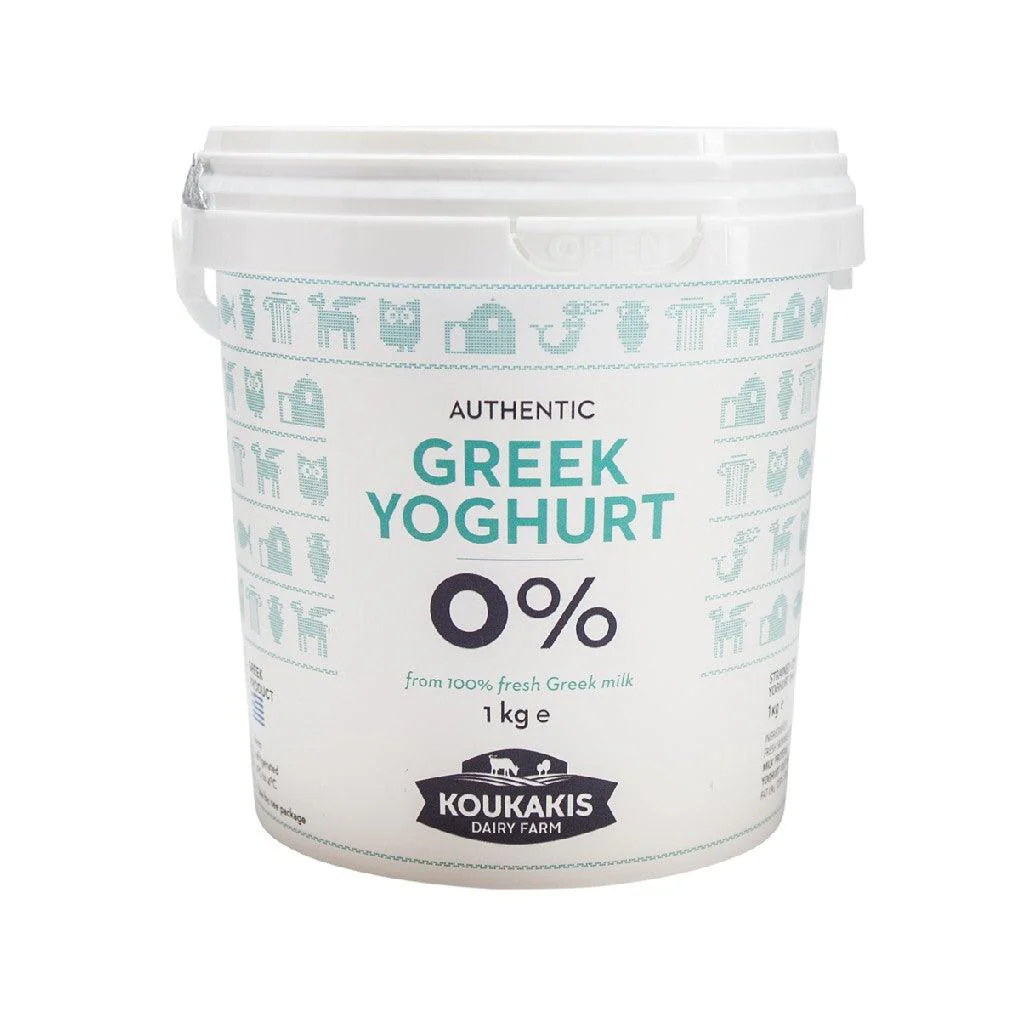  Koukakis Authentic Greek Yoghurt 0% Fat 1kg 