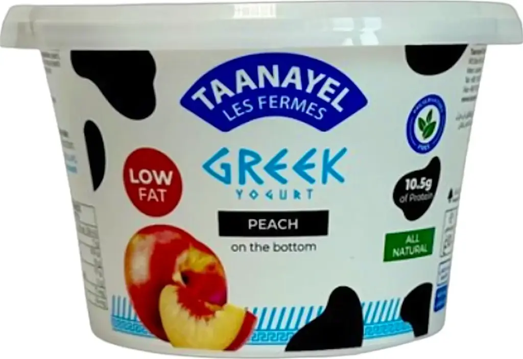 Taanayel Greek Yogurt Peach 150g