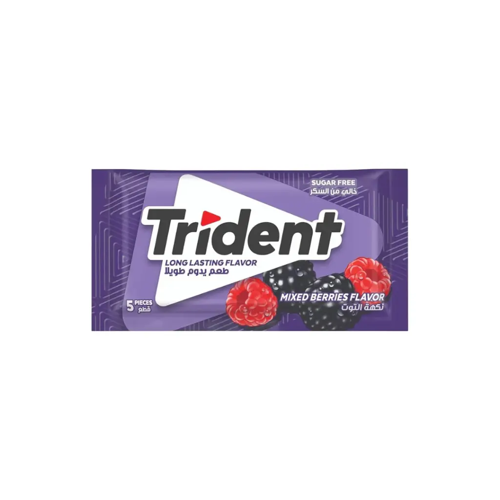 Trident Mixed Berries Flavor