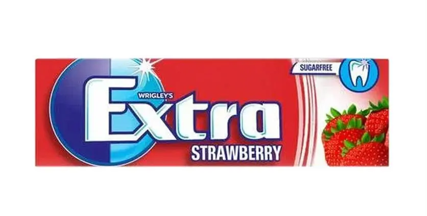 Extra Strawberry Chewing Gum 