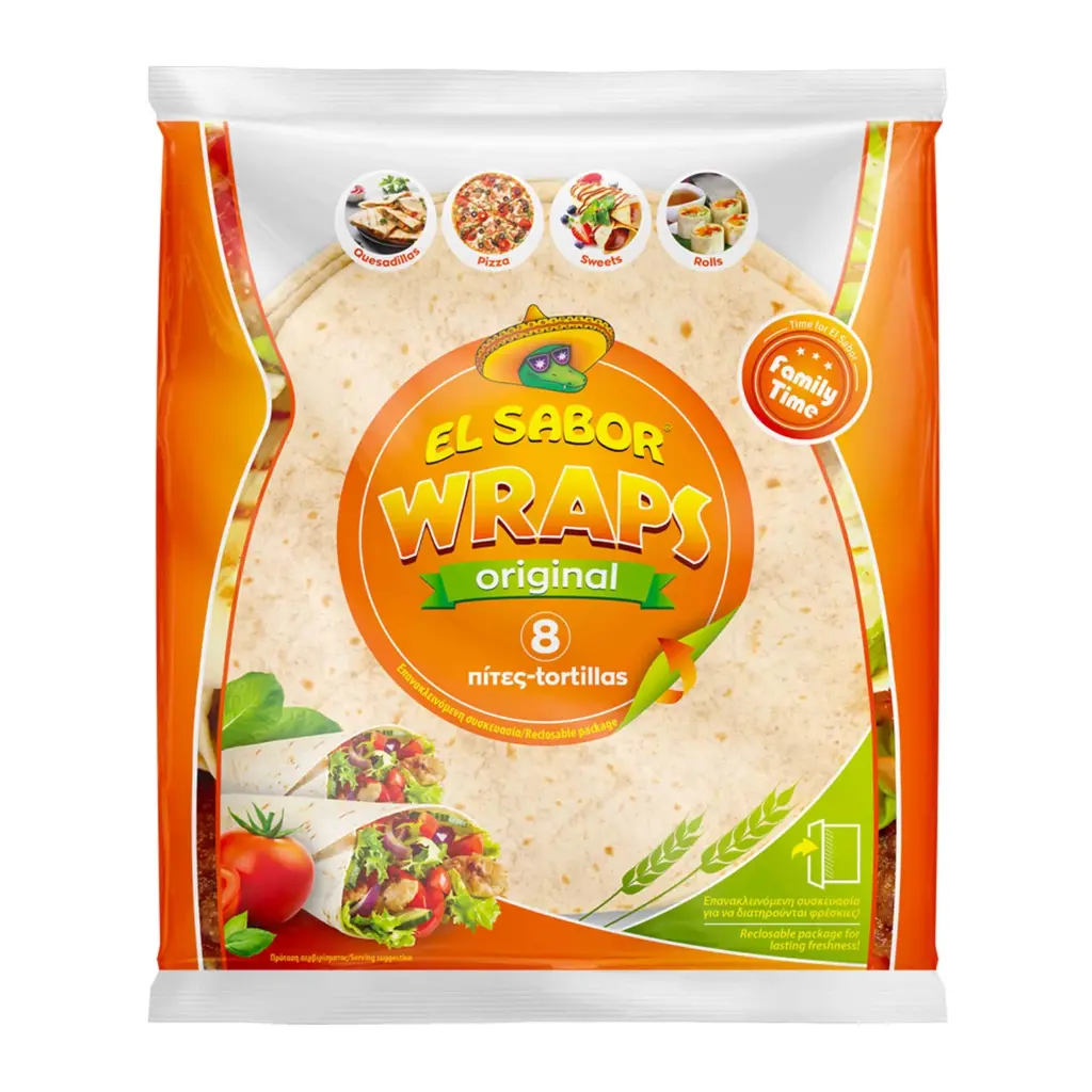 El Sabor Big Wraps Original 