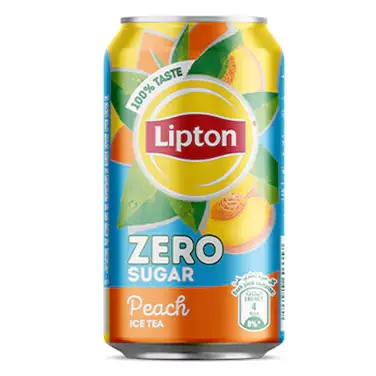 Lipton Ice Tea Zero Sugar Peach 320ml 
