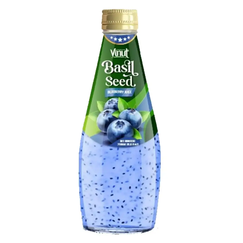 Vinut Basil Seed Blueberry Juice 290ml 