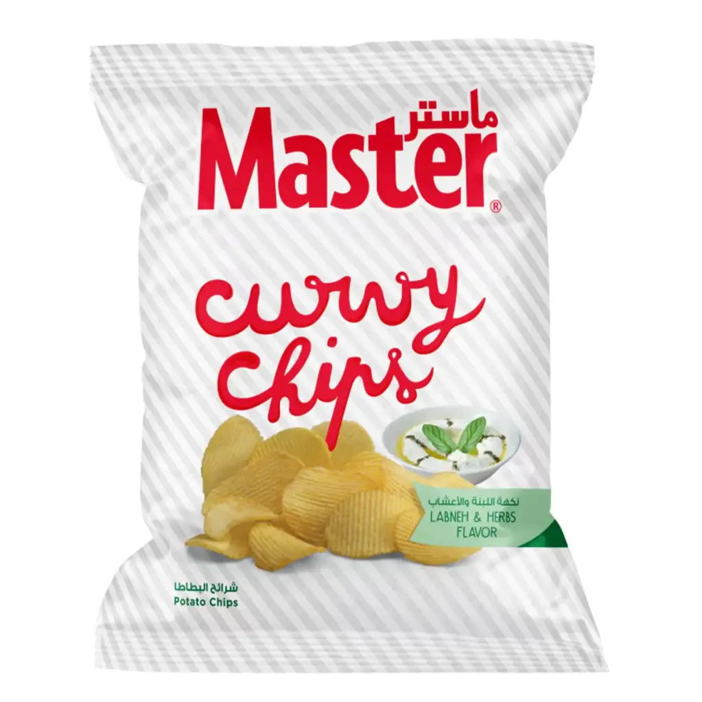 Master Curvy Chips Labneh&Herbs 