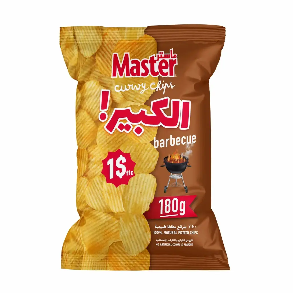 Master Curvy chips Barbecue  