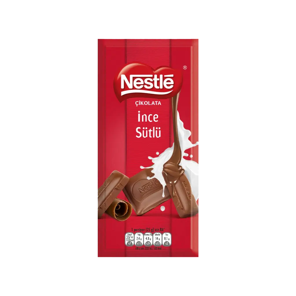 Nestle Cikolata Ince Sutlu 65g 
