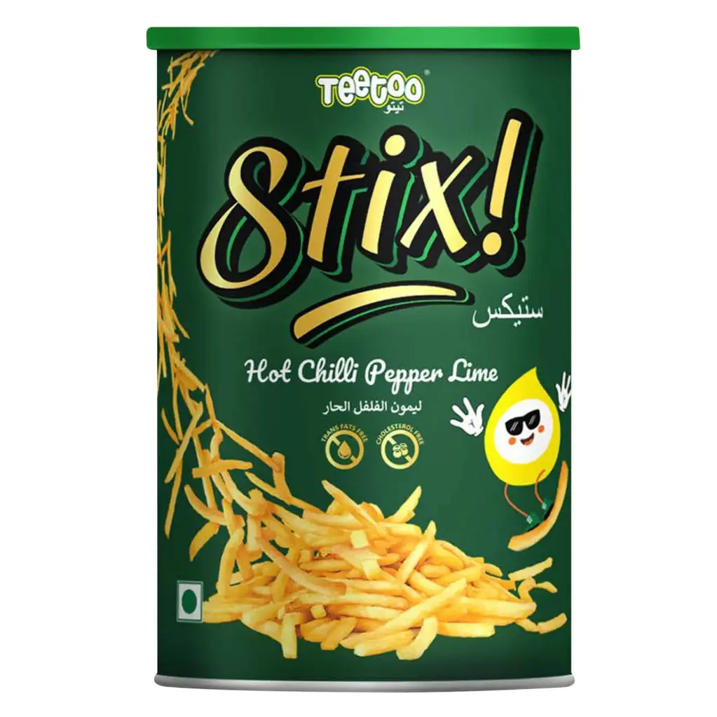 Teetoo Stix Hot Chilli Pepper Lime 35g