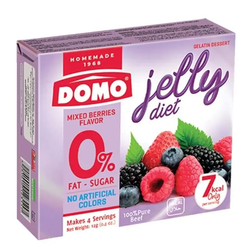Domo Jelly Diet Mixed Berries Flavor 
