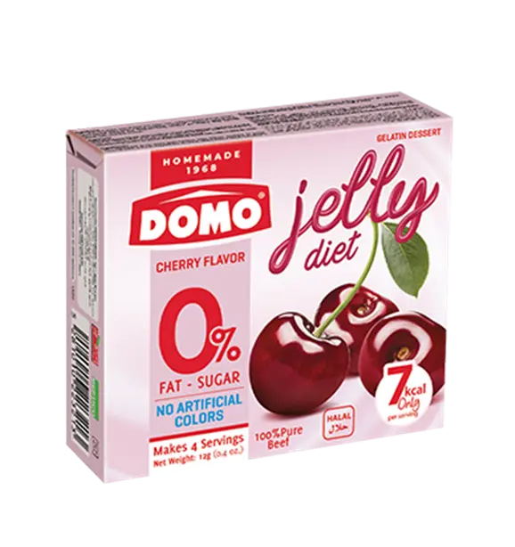 Domo Jelly Diet Cherry Flavor 