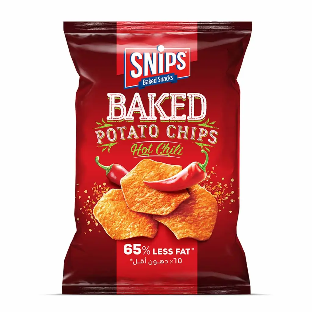 Snips Baked Potato Chips Hot Chili 165g 
