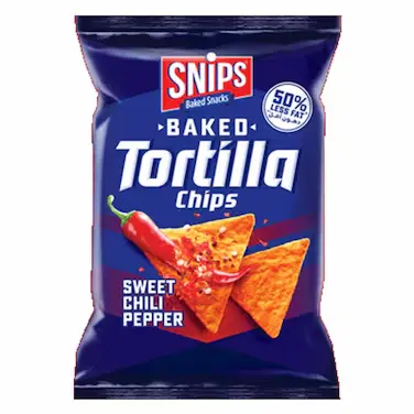 Snips Baked Tortilla Chips Sweet Chili Pepper 230g 