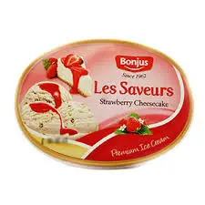 Bonjus Les Saveurs Strawberry Cheese cake 1000ml 