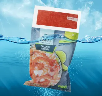Papa's Frozen Shrimps Large 400g 