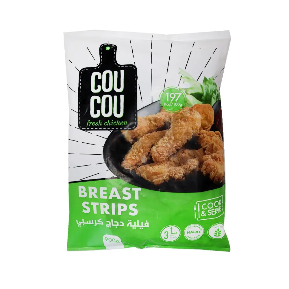 Coucou Breast Strips 900g 