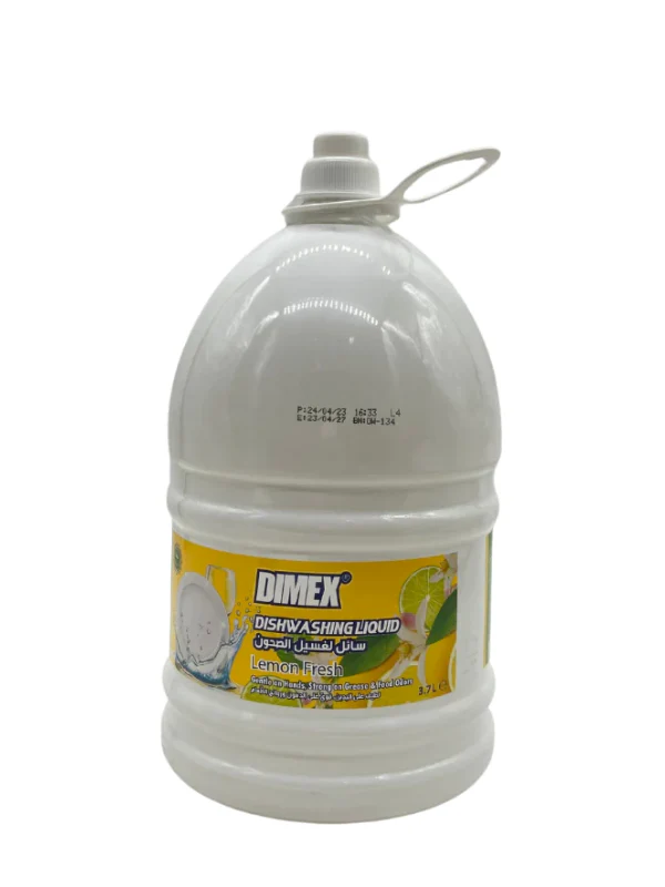Dimex Dishwashing Liquid Lemon Fresh 3.7L 