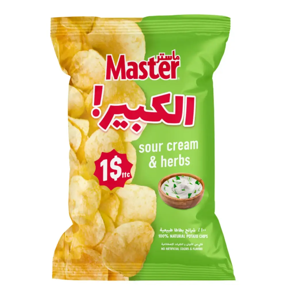 Master Sour Cream&Herbs 100g