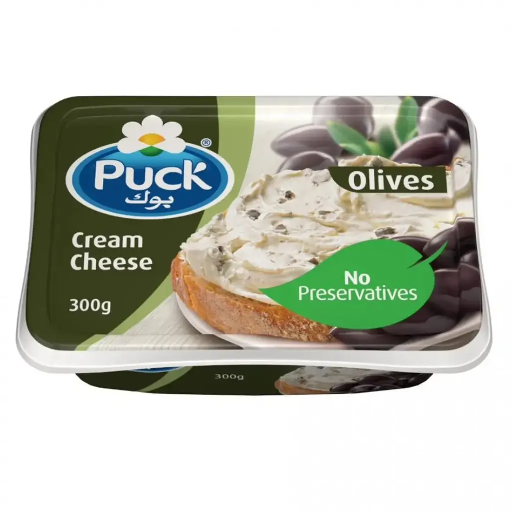 Puck Cream Cheese - Olives